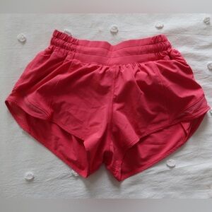 Lululemon Athletica Vibrant Pink Athletic Shorts